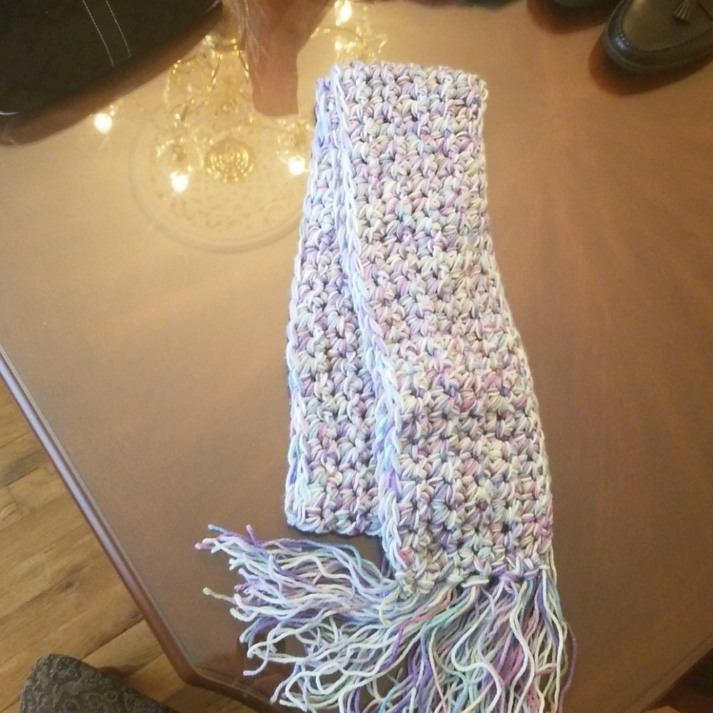Handcrafted winter scarf